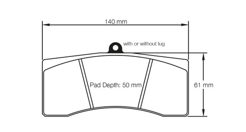 Pagid S1619 RSL 1 Rear Brake Pads for Aston Martin Vantage V8 GT4 - S1619L01001 Pagid S1619 RSL 1 Rear Brake Pads for Aston Martin Vantage V8 GT4 - S1619L01001