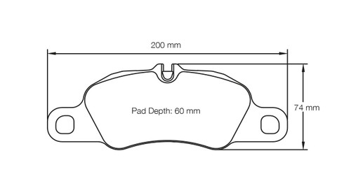 Pagid S8074 RSL 1 Front Brake Pads for Porsche 718 / 991 / 992 / 997 - S8074L01001