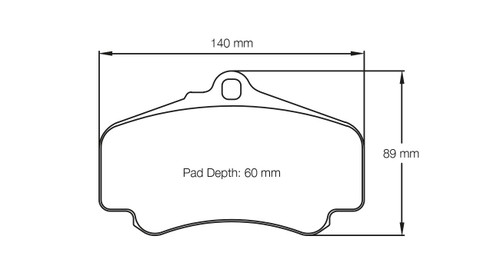 Pagid S2474 RST 3 Front Brake Pads for Porsche 996 / 997 - S2474T03001