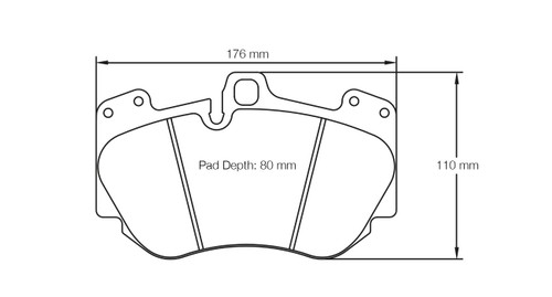 Pagid S4907 RSC 1 Front Brake Pads for Audi R8 / S8 & Lamborghini Gallardo / Huracan - S4907C01001