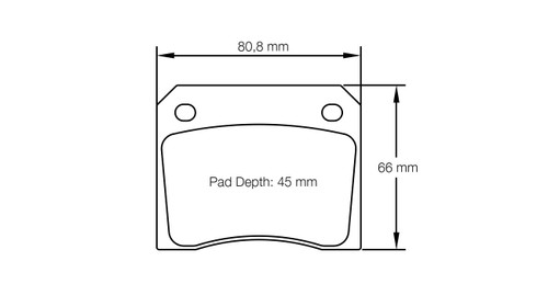 Pagid S8041 RSH 29E Brake Pads - S8041H29E01