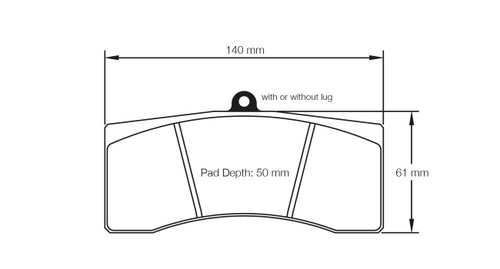 Pagid S8030 RST 5E Front Brake Pads for Brembo 07.5169. [type 140 or B18 family] Caliper - S8030T5E001