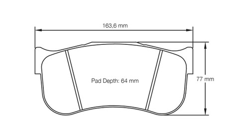 Pagid S8101 RST 1 Brake Pads - S8101T01001