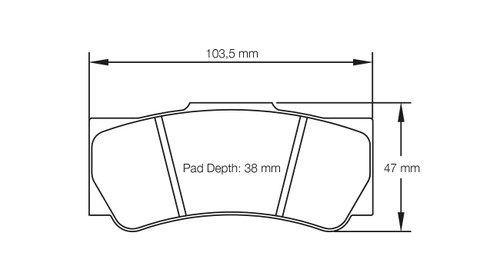 Pagid S8078 RS 42 Brake Pads - E8078R4201