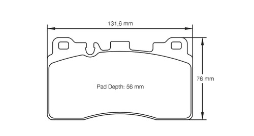 Pagid S8089 RSC 1 Rear Brake Pads Mercedes CLS 63 AMG - S8089C01001
