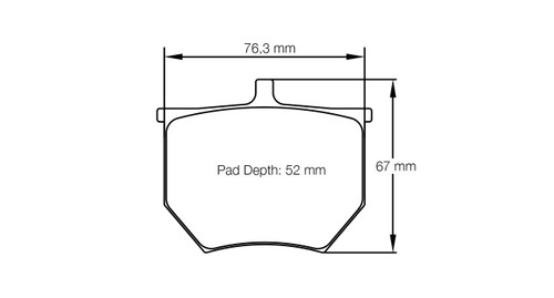 Pagid S8040 RSH 42 Brake Pads - S8040H42001 Pagid S8040 RSH 42 Brake Pads - S8040H42001