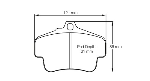 Pagid S2405 RSL 1 Brake Pads - S2405L01001 Pagid S2405 RSL 1 Brake Pads - S2405L01001
