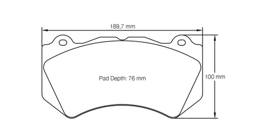 Pagid S8083 RSC 1 Front Brake Pads for Ferrari Enzo / F430 - S8083C01001