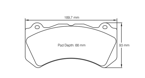 Pagid S8081 RSL 1 Brake Pads - S8081L01001 Pagid S8081 RSL 1 Brake Pads - S8081L01001