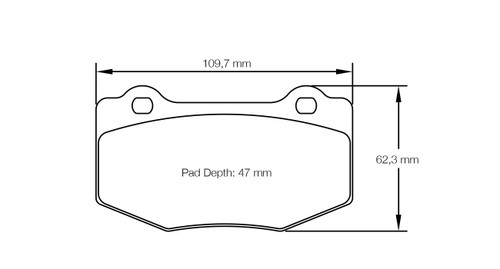 Pagid S8208 RSL 29 Brake Pads - S8208R29001 Pagid S8208 RSL 29 Brake Pads - S8208R29001