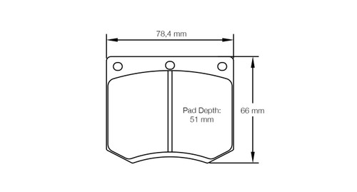 Pagid S4905 RSH 42 Brake Pads - S4905H42001 Pagid S4905 RSH 42 Brake Pads - S4905H42001