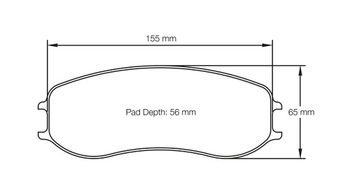 Pagid S4928 RST 2E Front Brake Pads for Porsche 991 GT3 CUP / Cayman GT4 Clubsport - S4928T2E001