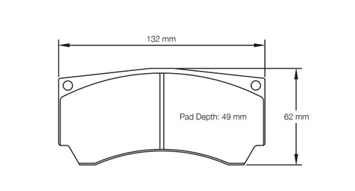 Pagid S8050 RSL 29 Front Brake Pads for Peugeot 308 1.6 GTI - E8050R2901