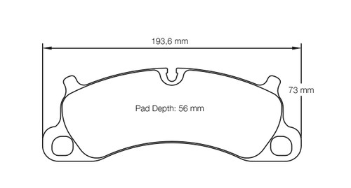 Pagid S4922 RSL 29 Front Brake Pads for Porsche 991 Carrera S / GTS - S4922R29001 Pagid S4922 RSL 29 Front Brake Pads for Porsche 991 Carrera S / GTS - S4922R29001
