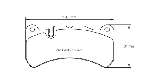 Pagid S8005 RSL 19 Brake Pads - E8005R1901