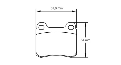 Pagid S1151 RSH 42 Brake Pads - S1151H42001