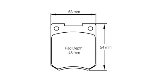Pagid S3190 RSH 42 Brake Pads - S3190H42001 Pagid S3190 RSH 42 Brake Pads - S3190H42001