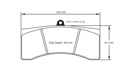 Pagid S1617 RST 5E Brake Pads for Ford Fiesta Gravel Rally - S1617T5E001