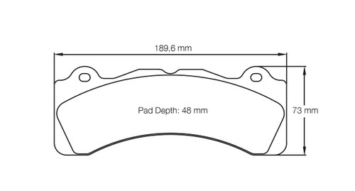 Pagid S8061 RSL 29 Front Brake Pads for Ligier JS 2R GT Car - E8061R2901