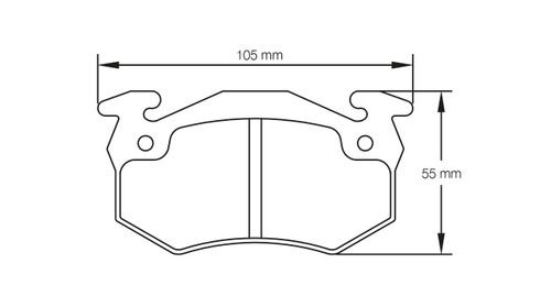 Pagid S1610 RS 42 Brake Pads - E161042010