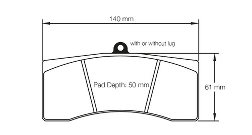 Pagid S1896 RSL 29 Brake Pads - E189629010 Pagid S1896 RSL 29 Brake Pads - E189629010