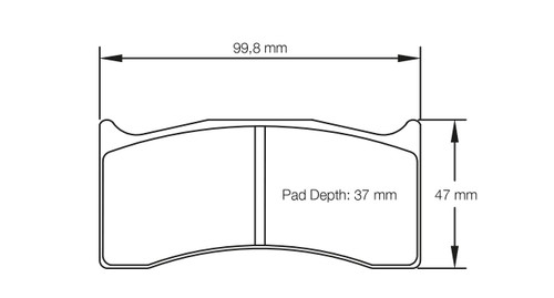 Pagid S8000 RS 42 Brake Pads - E8000R4201 Pagid S8000 RS 42 Brake Pads - E8000R4201