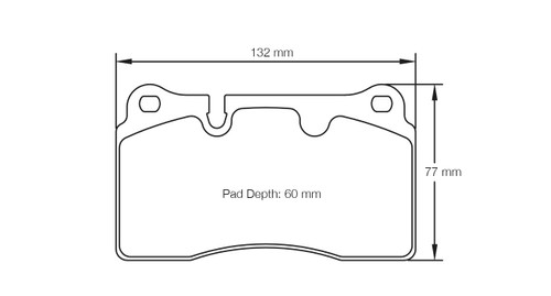 Pagid S4943 RSC 1 Rear Brake Pads for Aston Martin DB9 / Vanquish / Vantage V12S - S4943C01001