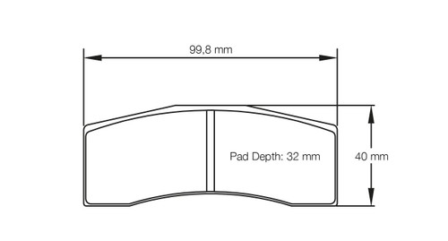 Pagid S8060 RS 34 Brake Pads for Dallara F308 / F312 / F317 Formula 3 Cars - S8060R34U01 Pagid S8060 RS 34 Brake Pads for Dallara F308 / F312 / F317 Formula 3 Cars - S8060R34U01