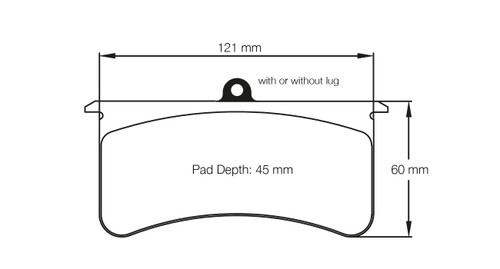 Pagid S2555 RSL 29 Front Brake Pads for Fiesta R2 Tarmac Rally Spec 2015 - E255529010 Pagid S2555 RSL 29 Front Brake Pads for Fiesta R2 Tarmac Rally Spec 2015 - E255529010