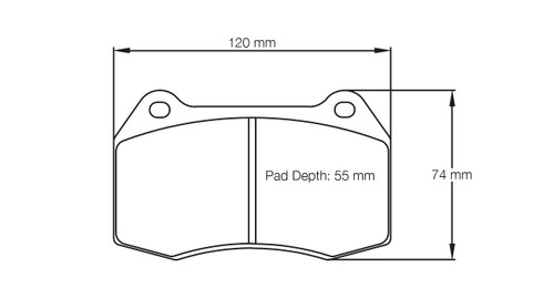 Pagid S1427 RSL 29 Brake Pads - E142729010 Pagid S1427 RSL 29 Brake Pads - E142729010