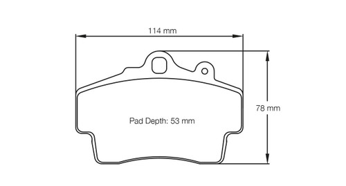 Pagid S2407 RST 3 Front Brake Pads for Porsche Boxster 986 / 987 - S2407T03001