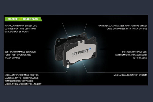Pagid Racing Street+ BMW 5 / 6 / 7 F & G Series Rear Brake Pad Set - T8079SP2001