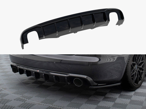 Maxton Rear Valance Audi A4 B8 (Version with single exhausts on both sides)