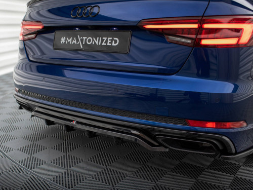 Maxton Central Rear Splitter (Vertical Bars) Audi A4 Competition B9 Maxton Central Rear Splitter (Vertical Bars) Audi A4 Competition B9