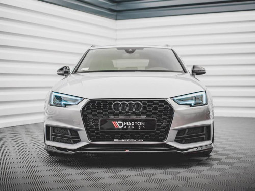 Maxton Front Splitter V.4 Audi S4 / A4 S-line B9 Maxton Front Splitter V.4 Audi S4 / A4 S-line B9