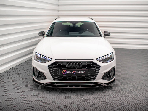 Maxton Front Splitter V.1 Audi A4 S-Line / S4 B9 Facelift