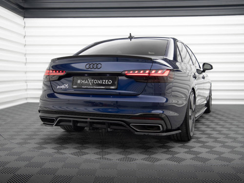Maxton Rear Splitter (Vertical Bars) V.2 Audi A4 S-Line B9 Facelift