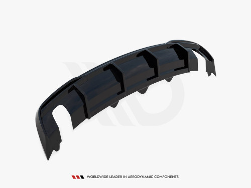 Maxton Rear Valance Audi A5 8T Facelift (Version with single exhausts on both sides)