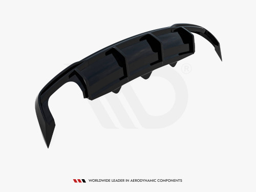 Maxton Rear Valance Audi A5 8T Facelift (Version with dual exhausts on both sides)