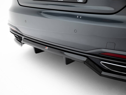 Maxton Rear Splitter (Vertical Bars) Audi A5 F5 Facelift