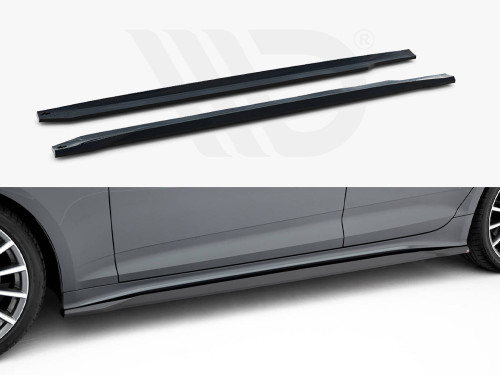 Maxton Side Skirts Diffusers Audi A5 Sportback F5 Facelift Maxton Side Skirts Diffusers Audi A5 Sportback F5 Facelift