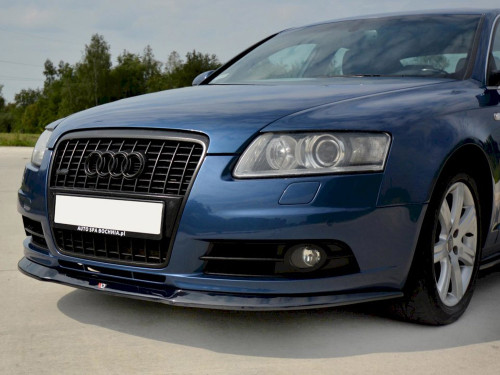 Maxton Front Splitter Audi A6 C6 S-line Pre-facelift (2004-2008)