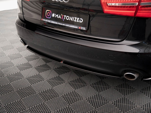 Maxton Central Rear Splitter Audi A6 Avant C7 Maxton Central Rear Splitter Audi A6 Avant C7