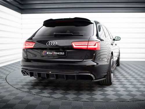Maxton Rear Valance Audi A6 Avant C7 (Single side dual exhaust version) Maxton Rear Valance Audi A6 Avant C7 (Single side dual exhaust version)