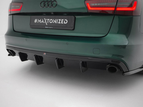 Maxton Rear Valance Audi A6 S-Line Avant C7 Maxton Rear Valance Audi A6 S-Line Avant C7