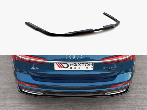 Maxton Central Rear Splitter Audi A6 S-Line C8 Maxton Central Rear Splitter Audi A6 S-Line C8