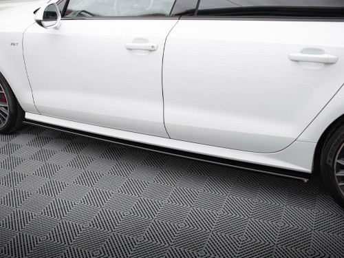 Maxton Side Skirts Diffusers Audi S7 / A7 S-Line C7 FL