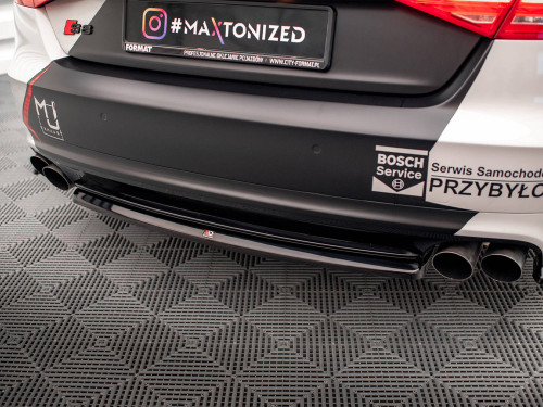 Maxton Central Rear Splitter Audi S8 D4 Maxton Central Rear Splitter Audi S8 D4