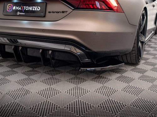 Maxton Rear Side Splitters V.2 Audi e-Tron GT / RS GT Mk1