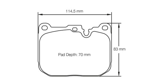 Pagid S4931 RSL 29 Brake Pads for BMW F Series 4 Pot Brake Calipers